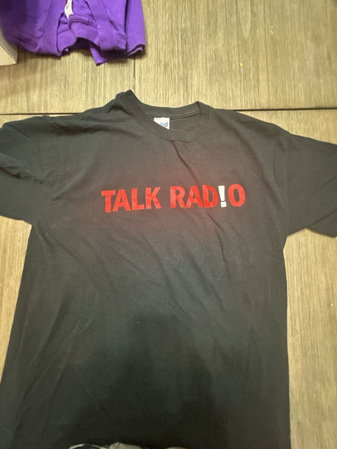 Gildan Talk Radio Movie Fan T-Shirt Black Size L 3