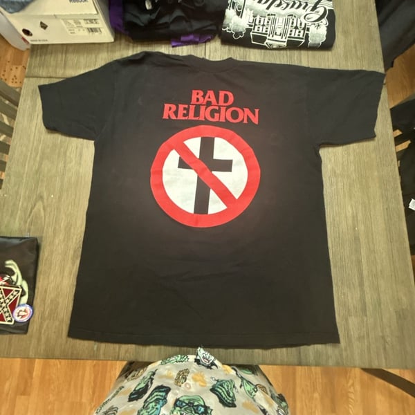 Vintage 1994 Bad Religion Stranger Than Fiction North American Tour T-Shirt XL 