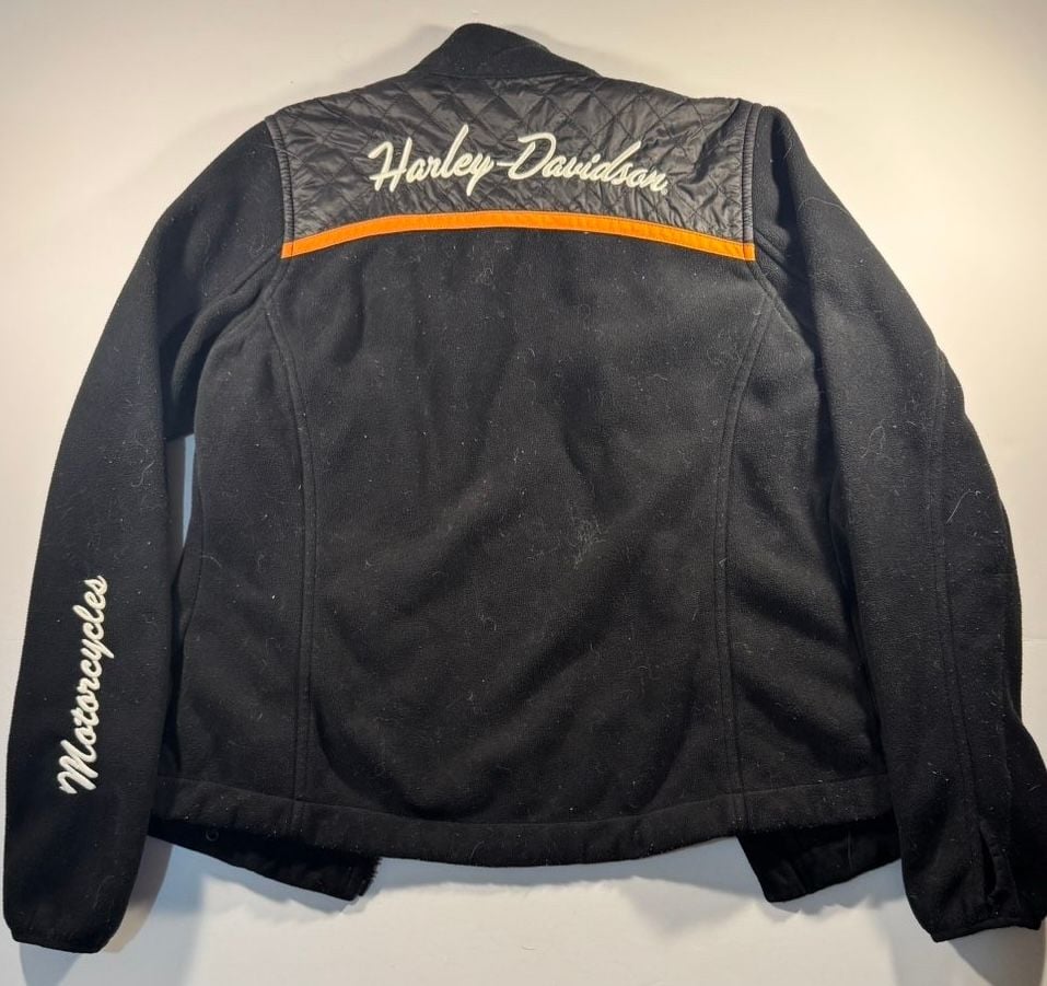 Harley-Davidson Women's Miss Enthusiast Full Zip Fleece Jacket No zipper 8