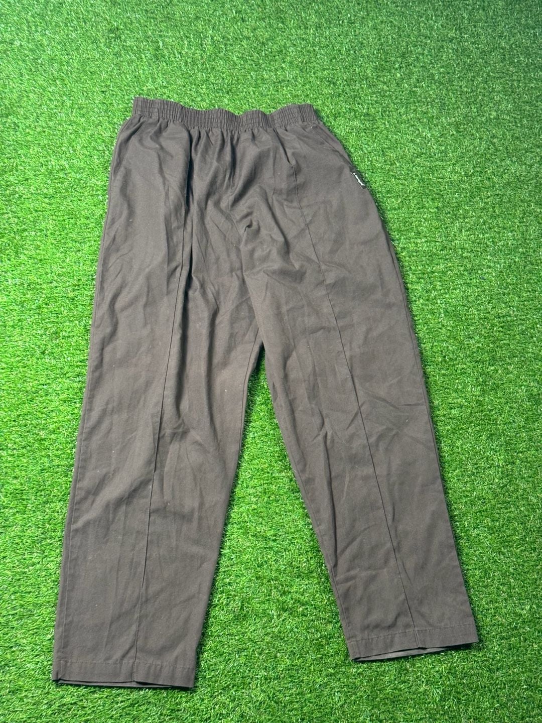 Landau Medical Scrubs Pull-On Pants Brown Elastic Waist 2