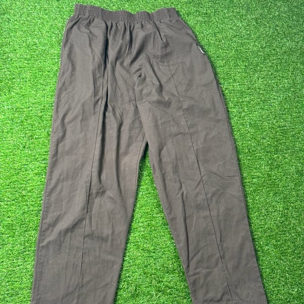 Landau Medical Scrubs Pull-On Pants Brown Elastic Waist