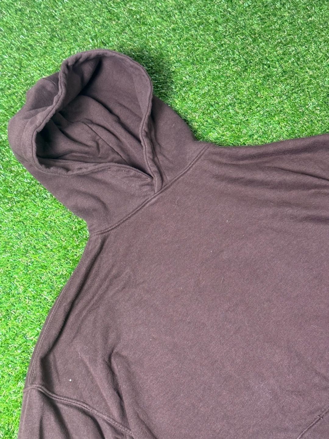 No Boundaries Oversized Blank Hoodie Brown 4