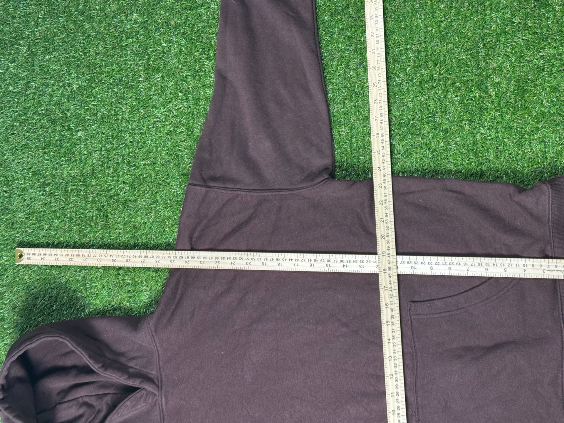 No Boundaries Oversized Blank Hoodie Brown 5