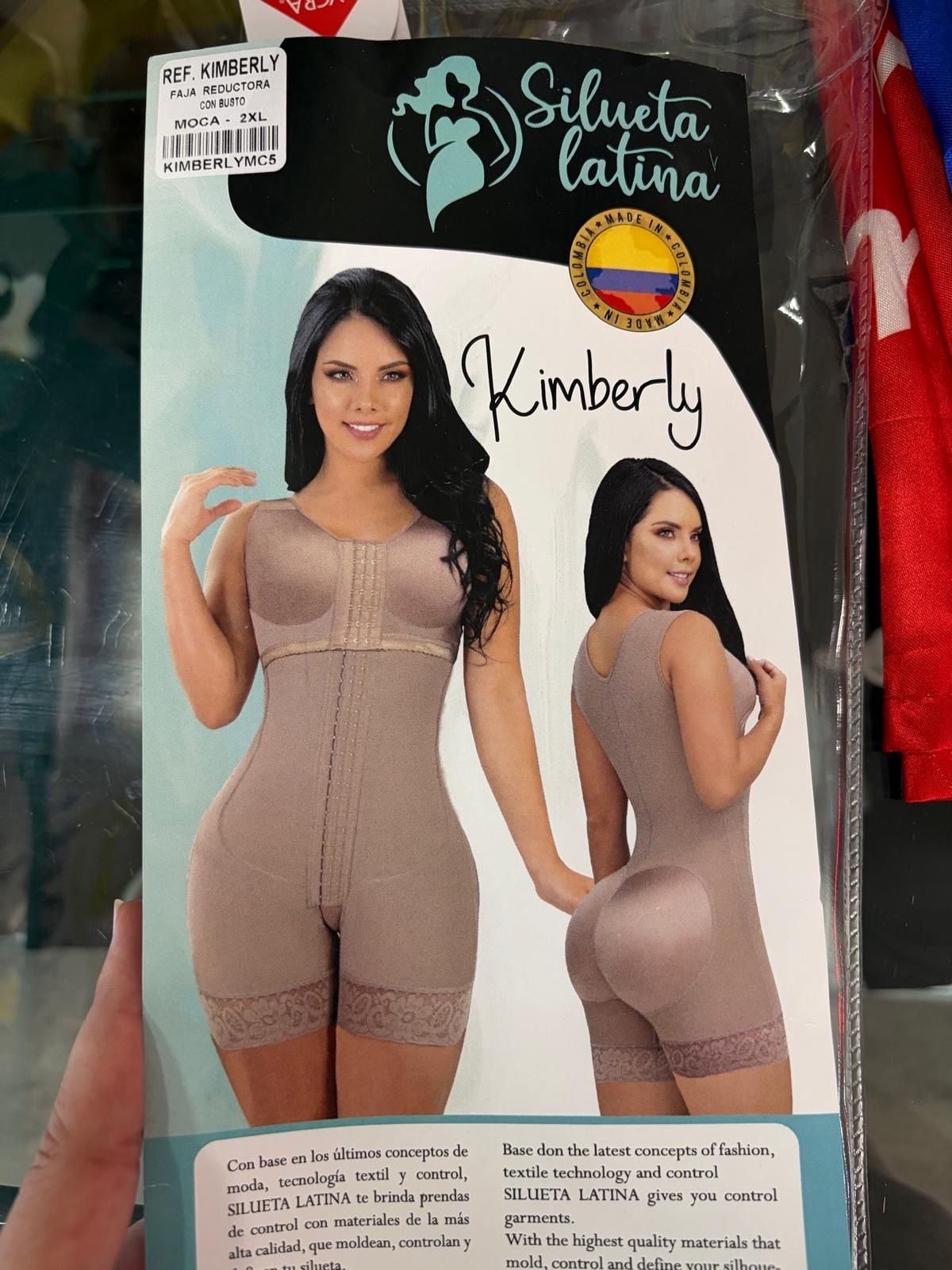 Silueta Latina Kimberly Faja Reductora con Busto Moca 2XL 1