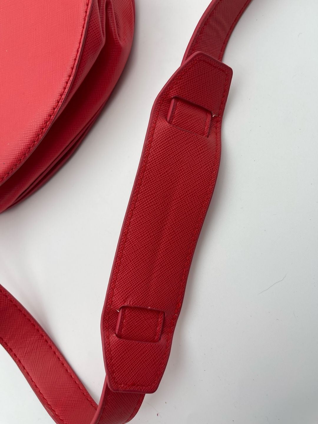 bebe Lily Saddle Crossbody Bag Hibiscus Red 6