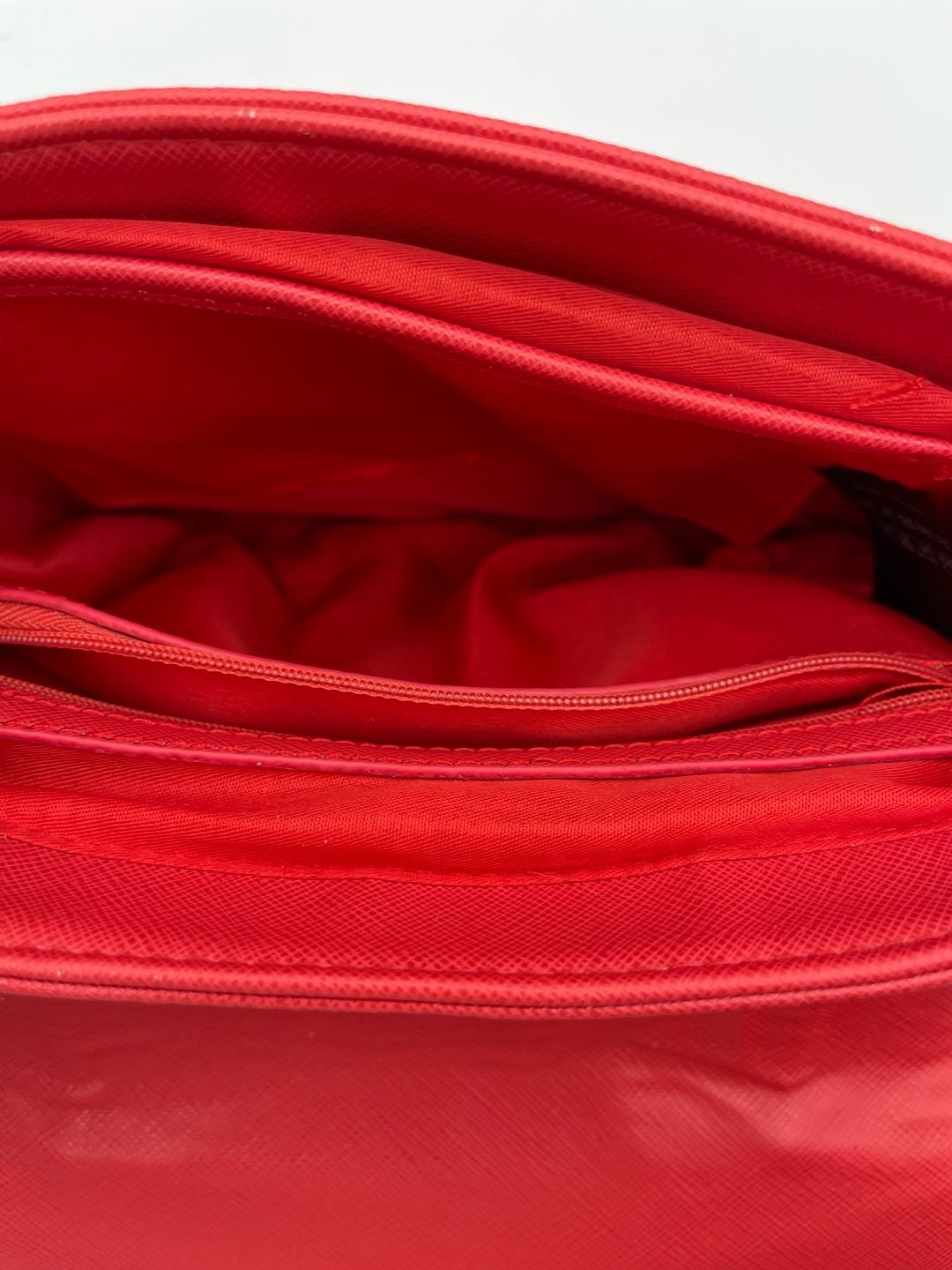 bebe Lily Saddle Crossbody Bag Hibiscus Red 9