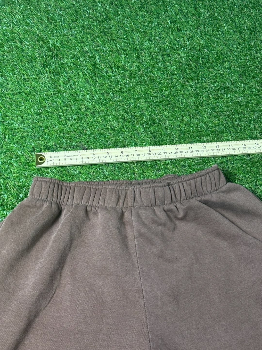 KYOYO Brown Elastic Waistband Cuffed Jogger Sweatpants 8