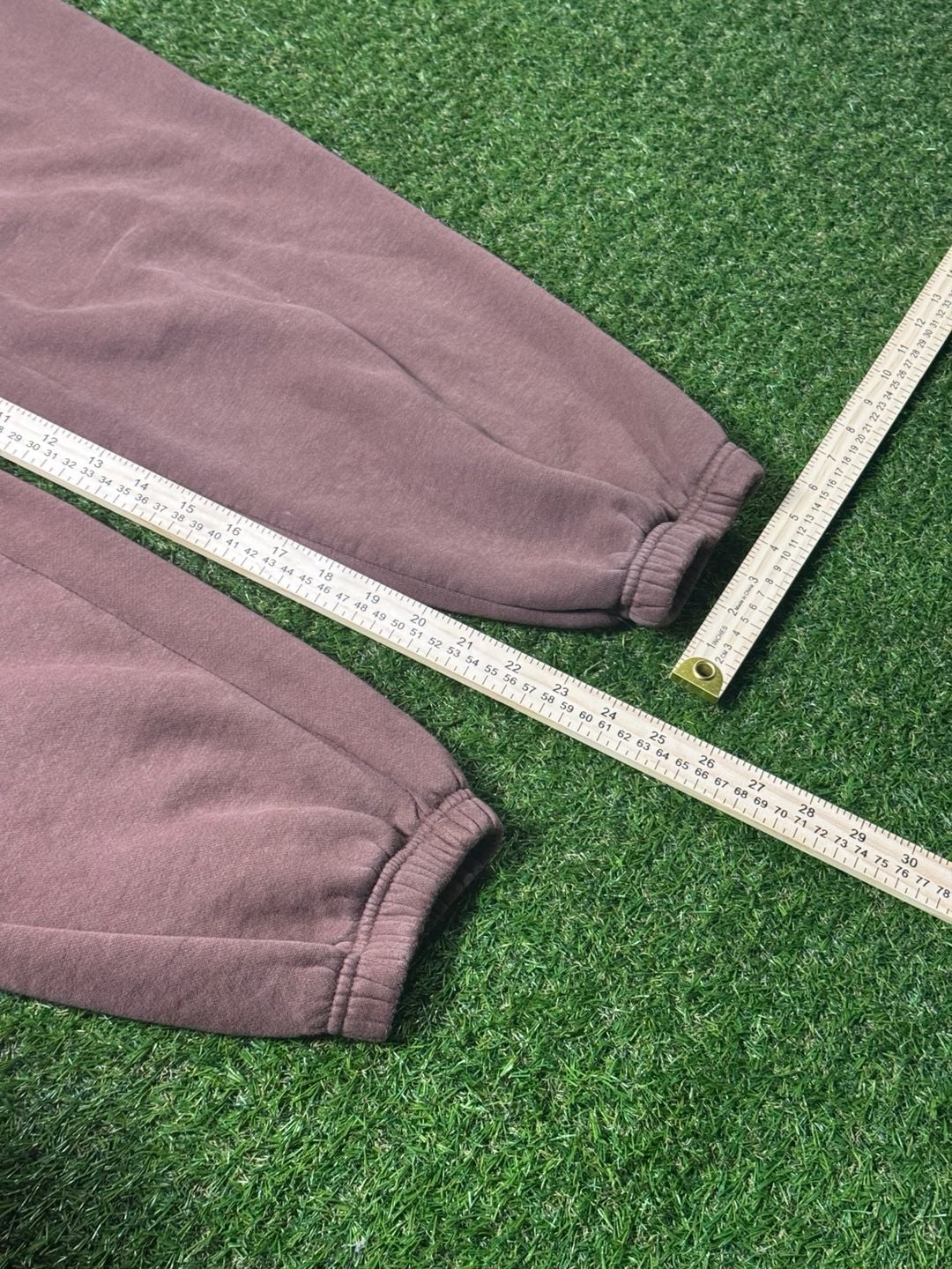 KYOYO Brown Elastic Waistband Cuffed Jogger Sweatpants 9