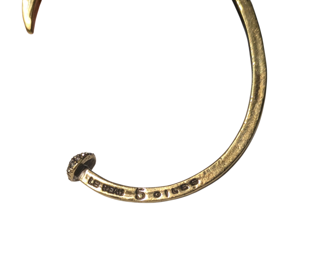 Giles & Brother Le Beau Spike Pave Crystal Cuff Bracelet 3