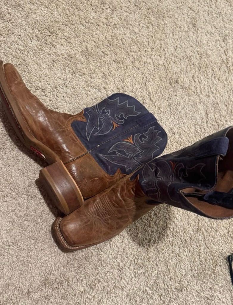 Tony Lama Boots Men's Socorro Honey Brown 2