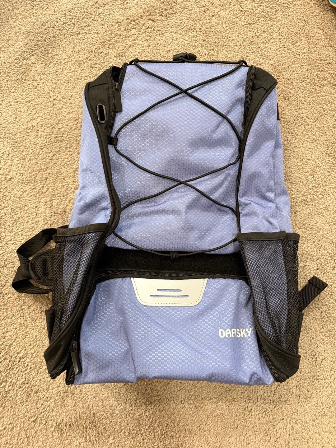 Purple Softball/Baseball Backpack Bag with Bat Holder and Shoe Compartment 2
