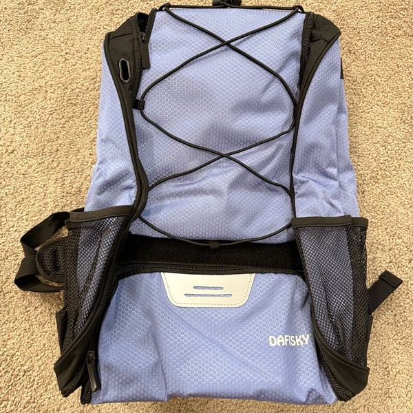 Purple Softball/Baseball Backpack Bag with Bat Holder and Shoe Compartment