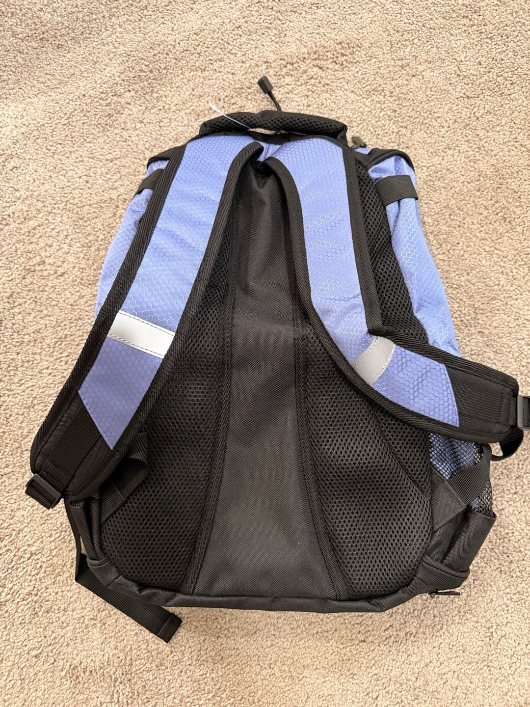 Purple Softball/Baseball Backpack Bag with Bat Holder and Shoe Compartment 3