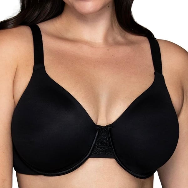 Vanity Fair Women's Beauty Back Smoothing Minimizer Bra Style 76080 Black