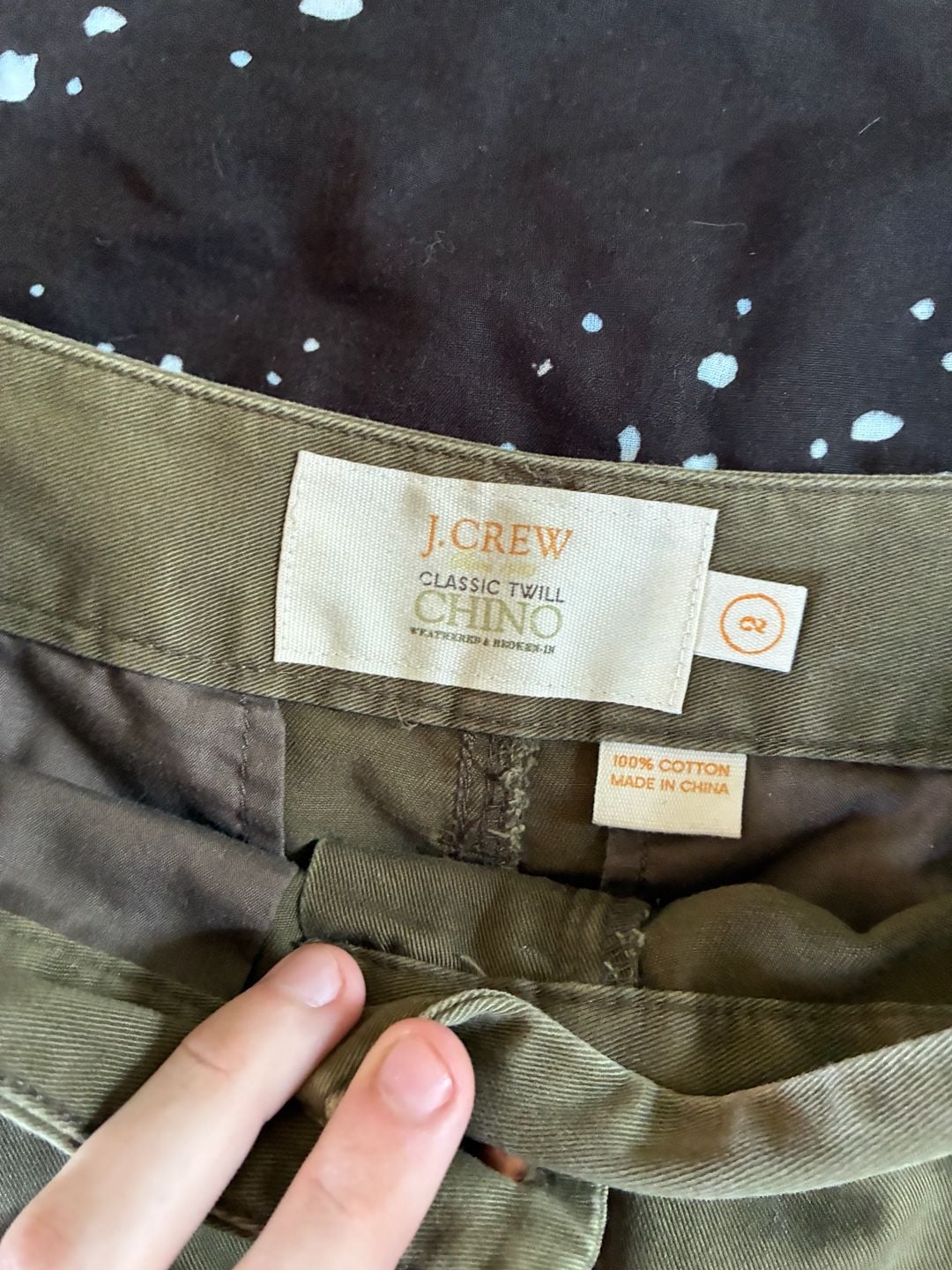 J. Crew Classic Twill Chino Olive Green Utility Mini Skirt Size 2 4