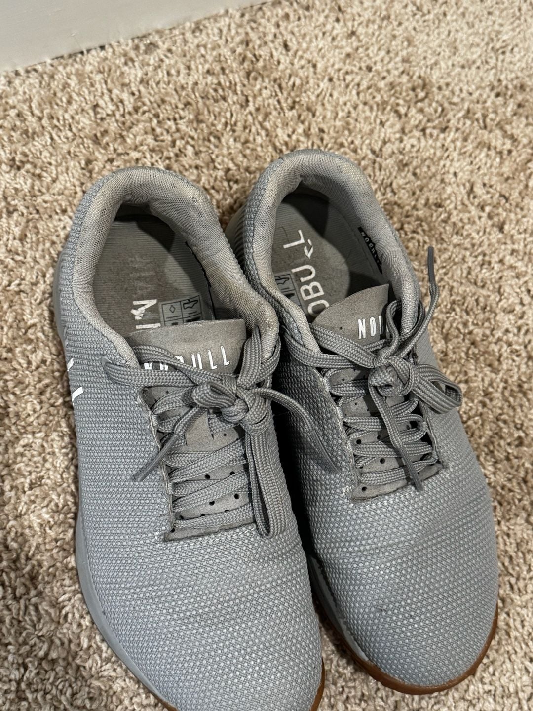 NoBull Grey Gum Trainer Athletic Shoes Crossfit Sneakers 3