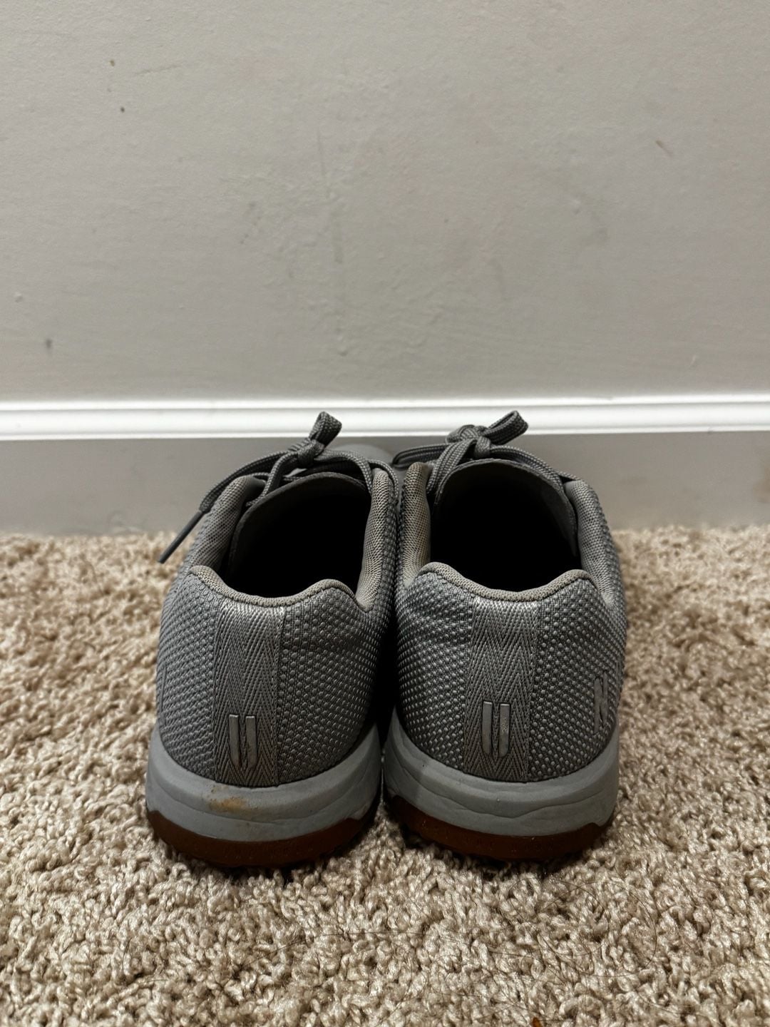 NoBull Grey Gum Trainer Athletic Shoes Crossfit Sneakers 6