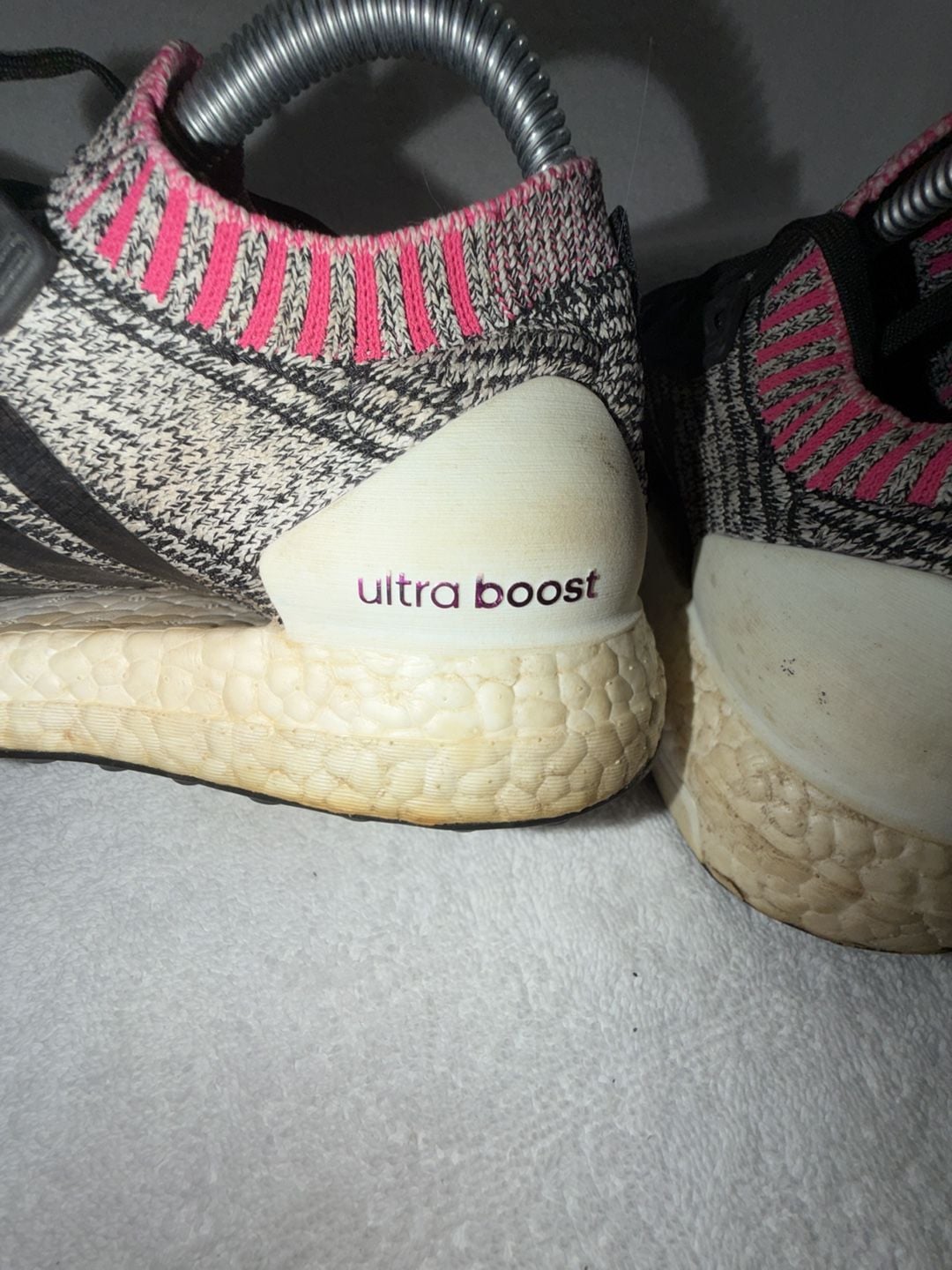 Adidas Ultra Boost X BB6524 Shock Pink Breast Cancer Awareness Running Shoes 7