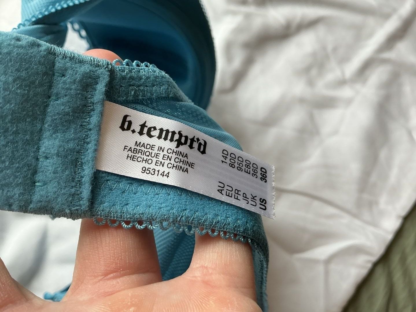 b.tempt'd by Wacoal Ciao Bella Balconette Bra Teal (Style 953144) 4