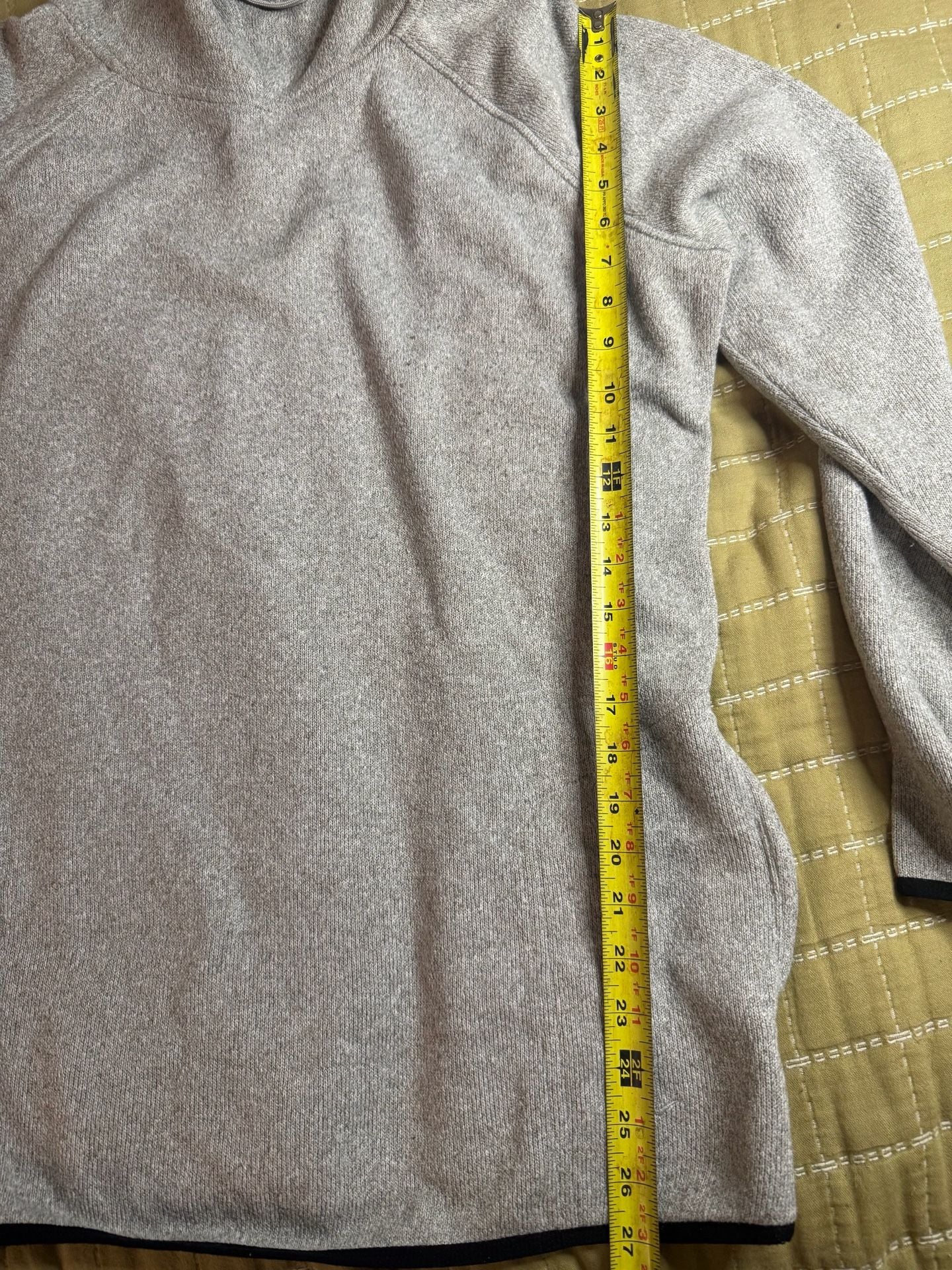 Everlast Women's Gray Textured Pullover Hoodie Sweatshirt with Thumbholes XL 4
