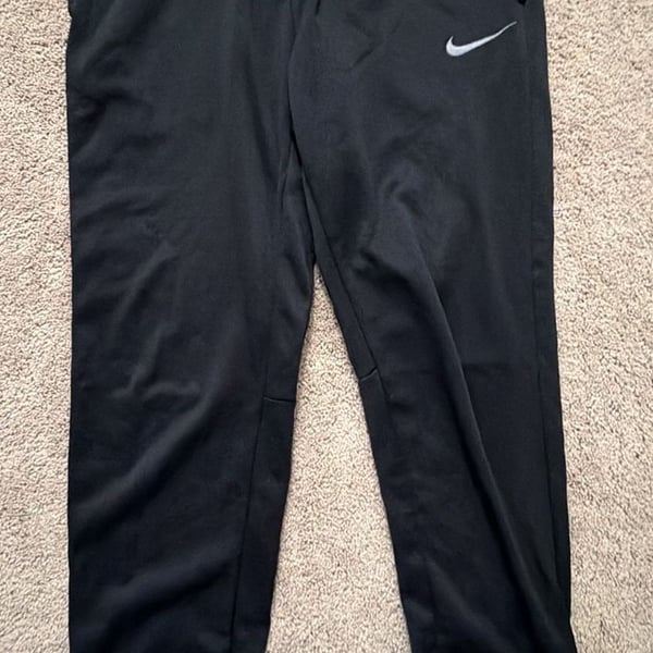 Nike Therma-FIT Fleece Jogger Sweatpants Black Mens Size Large
