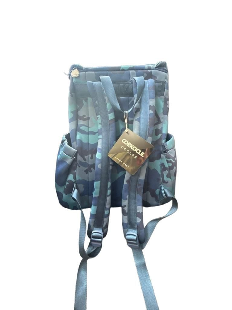 Corkcicle Lotus Pack Cooler Backpack Blue Camo 2