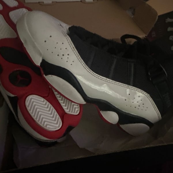 Jordan 6 Rings PS Black/University Red-White 323432-067