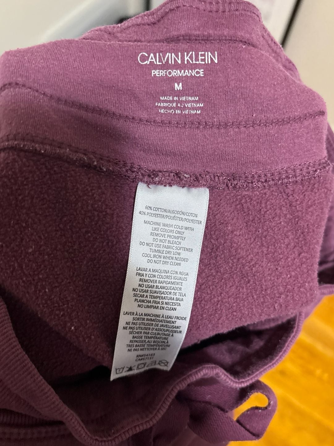 Calvin Klein Performance Purple Jogger Sweatpants Size M 4