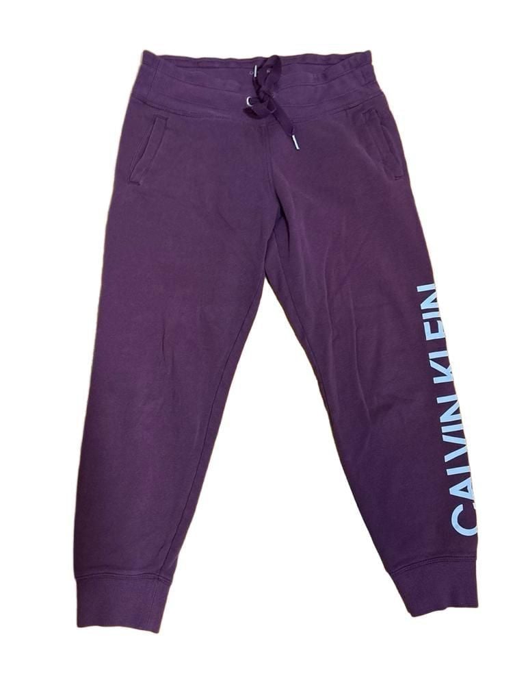 Calvin Klein Performance Purple Jogger Sweatpants Size M 2