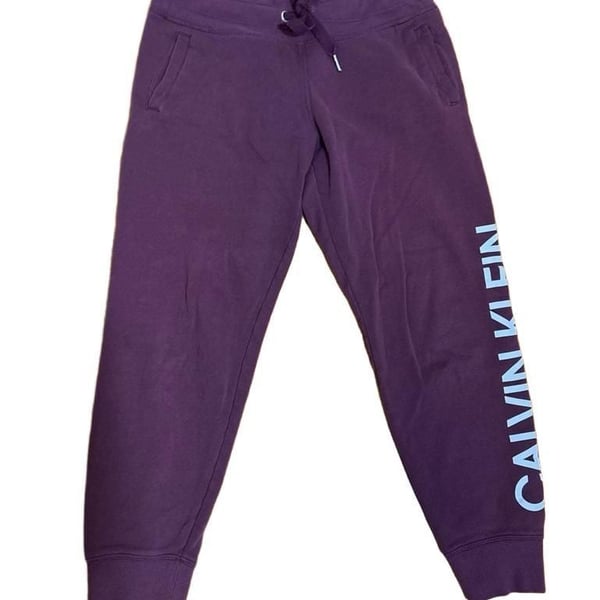 Calvin Klein Performance Purple Jogger Sweatpants Size M