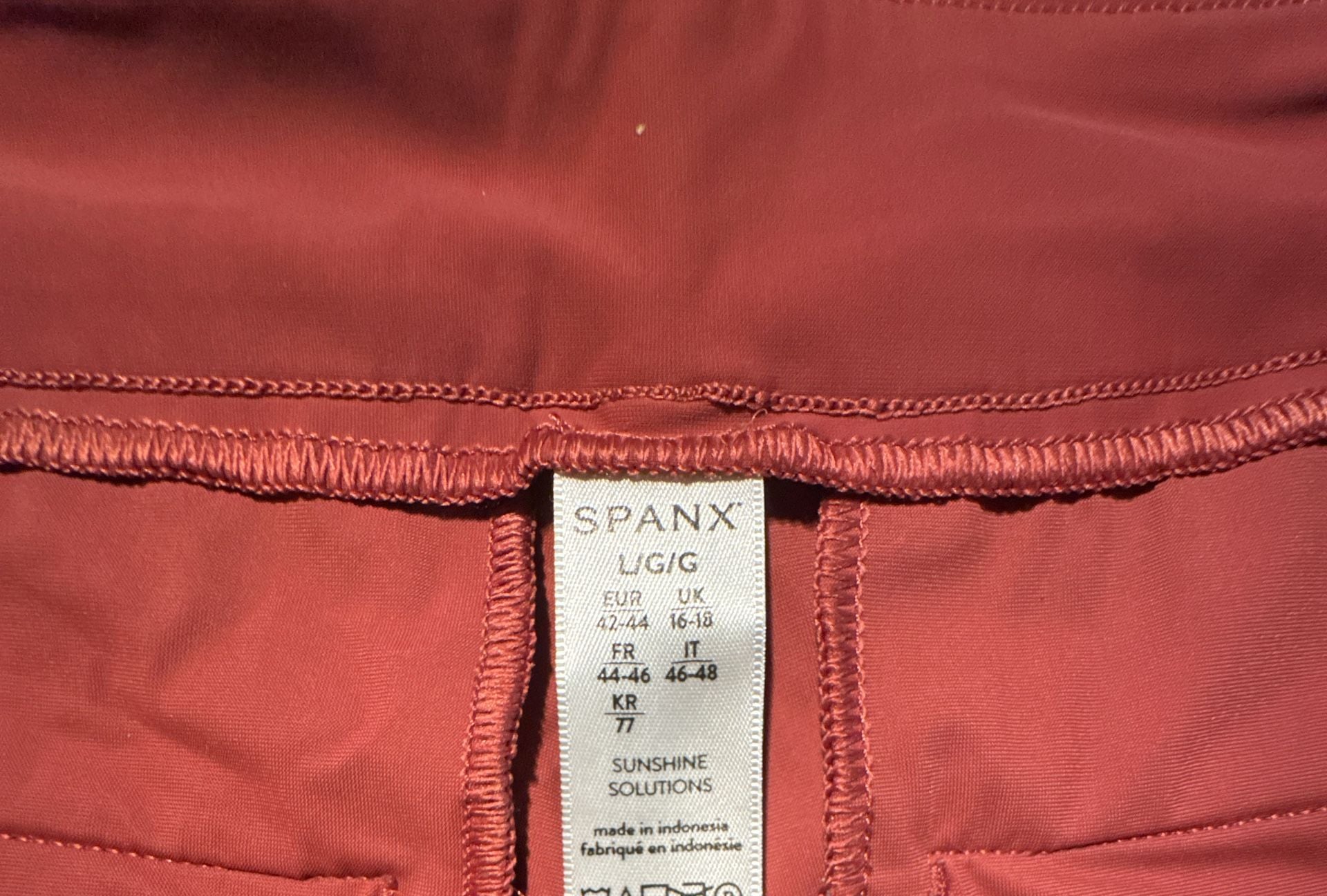 Spanx 50473 Sunshine Short 4" Sun Washed Red - XL 4