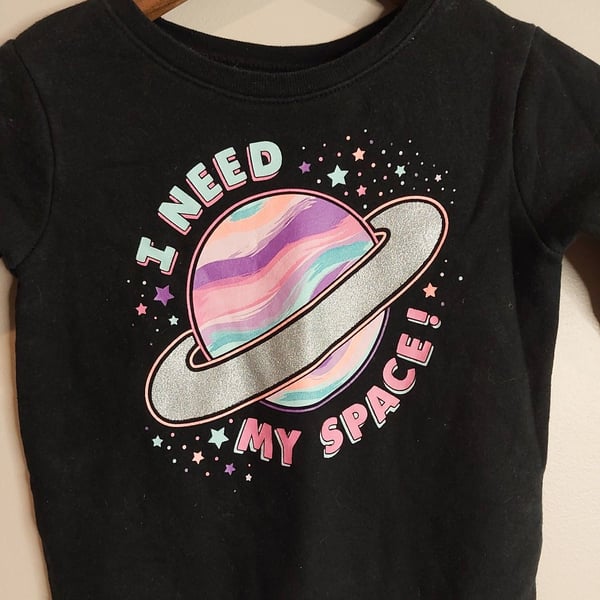 Garanimals I Need Space Saturn Graphic Long Sleeve Toddler Sweatshirt