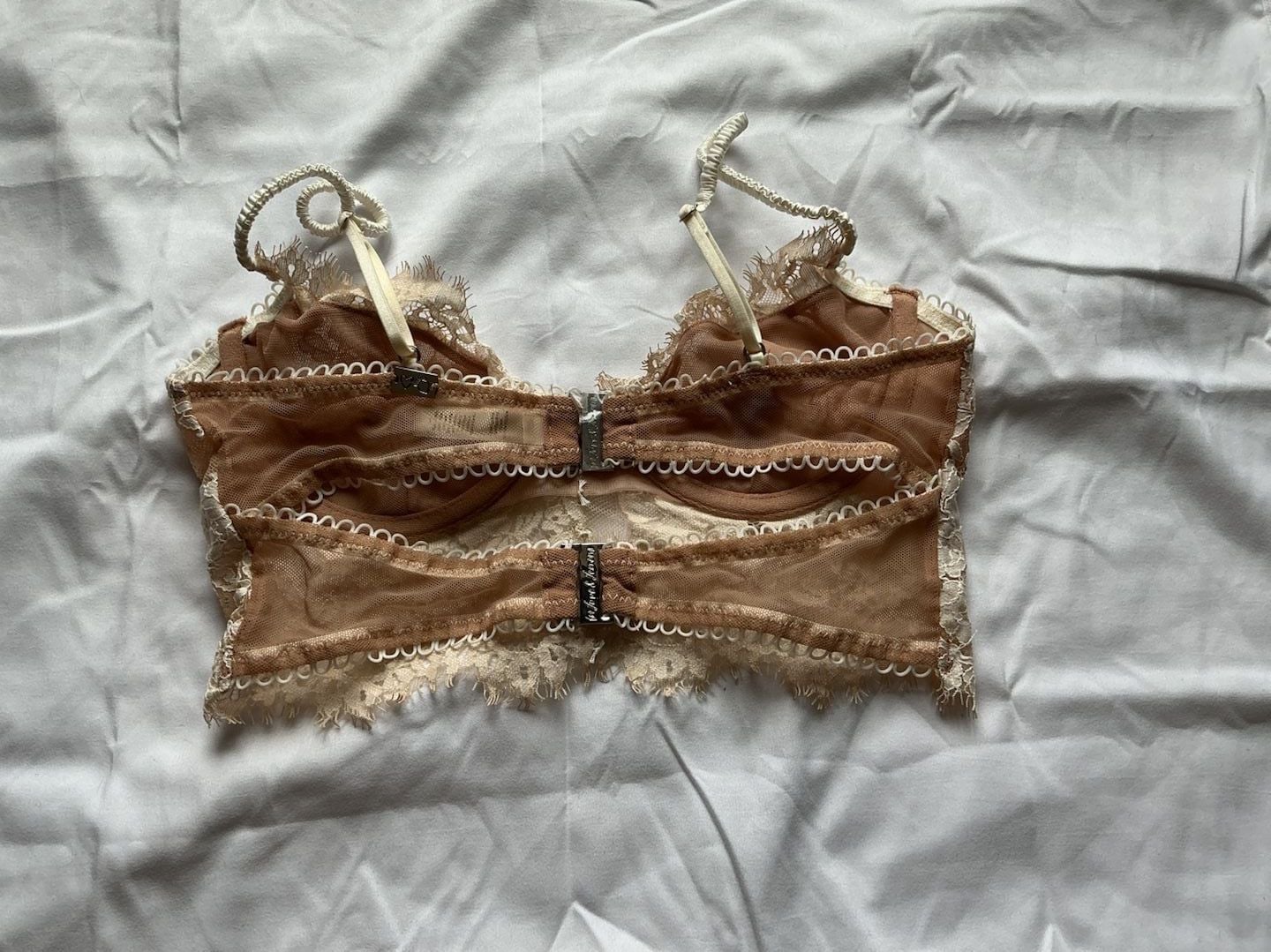 NWOT For Love & Lemons Faye Lace Underwire Bustier Bra Small 3