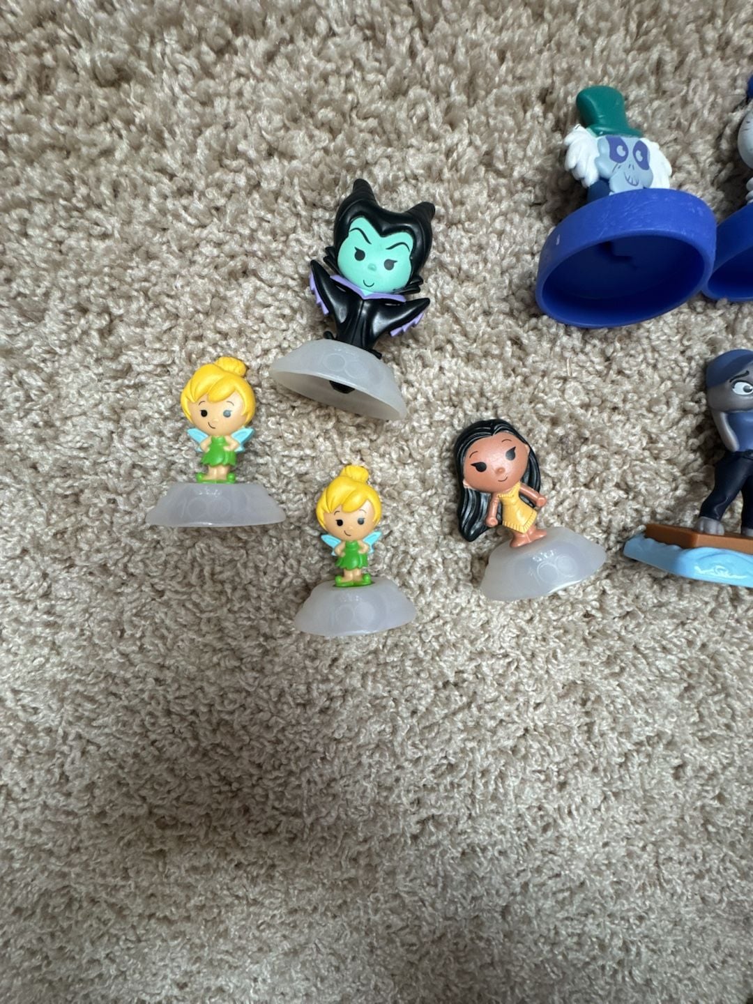 Lot of 7 McDonald's Disney 100th Anniversary & Disneyland 70 Happy Meal Mini Figures 3