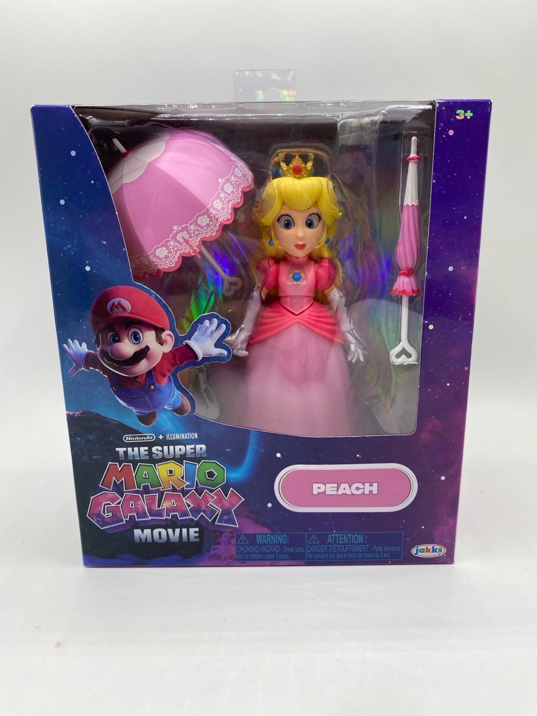 Jakks Super Mario Galaxy Movie Wave 2 PEACH w UMBRELLA 5" Figure NEW 2026 1
