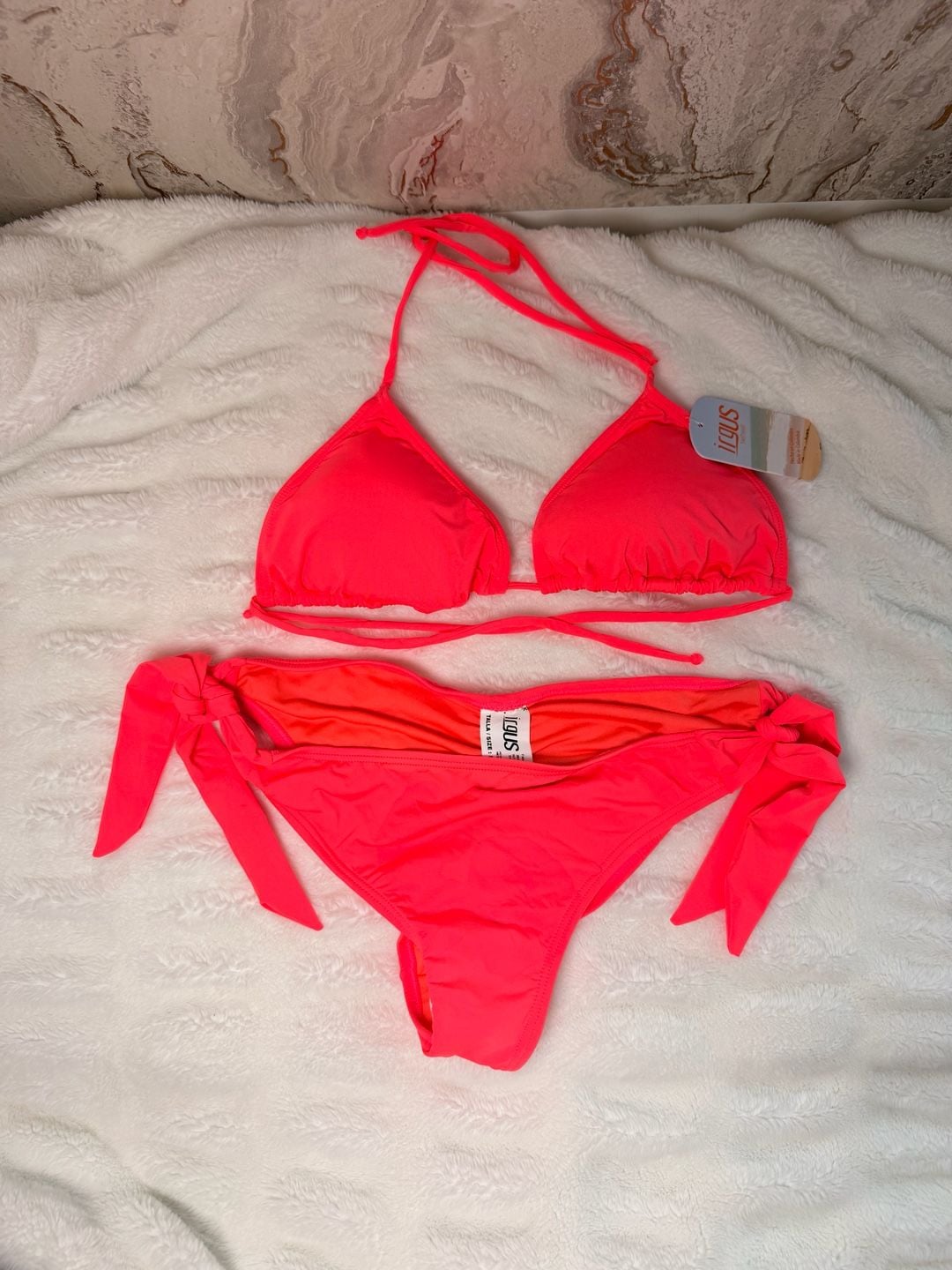 Irgus Swimwear Orange Naranja Bikini Set Size large 1