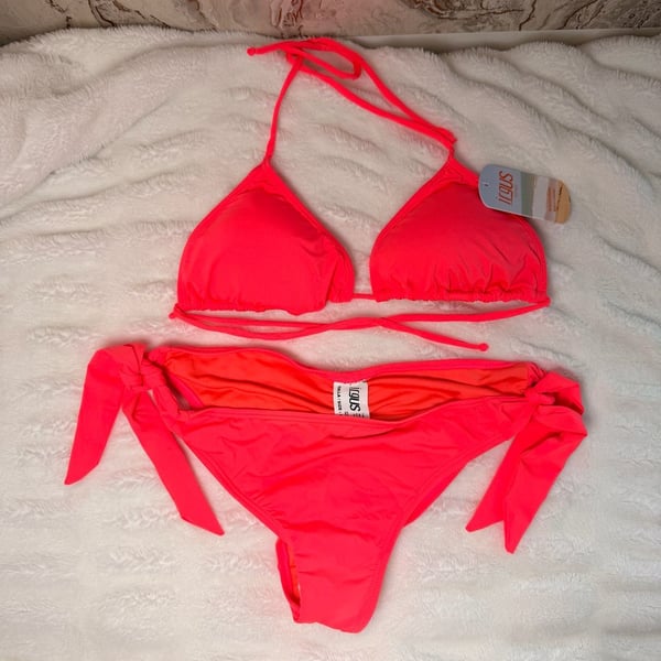 Irgus Swimwear Orange Naranja Bikini Set Size large