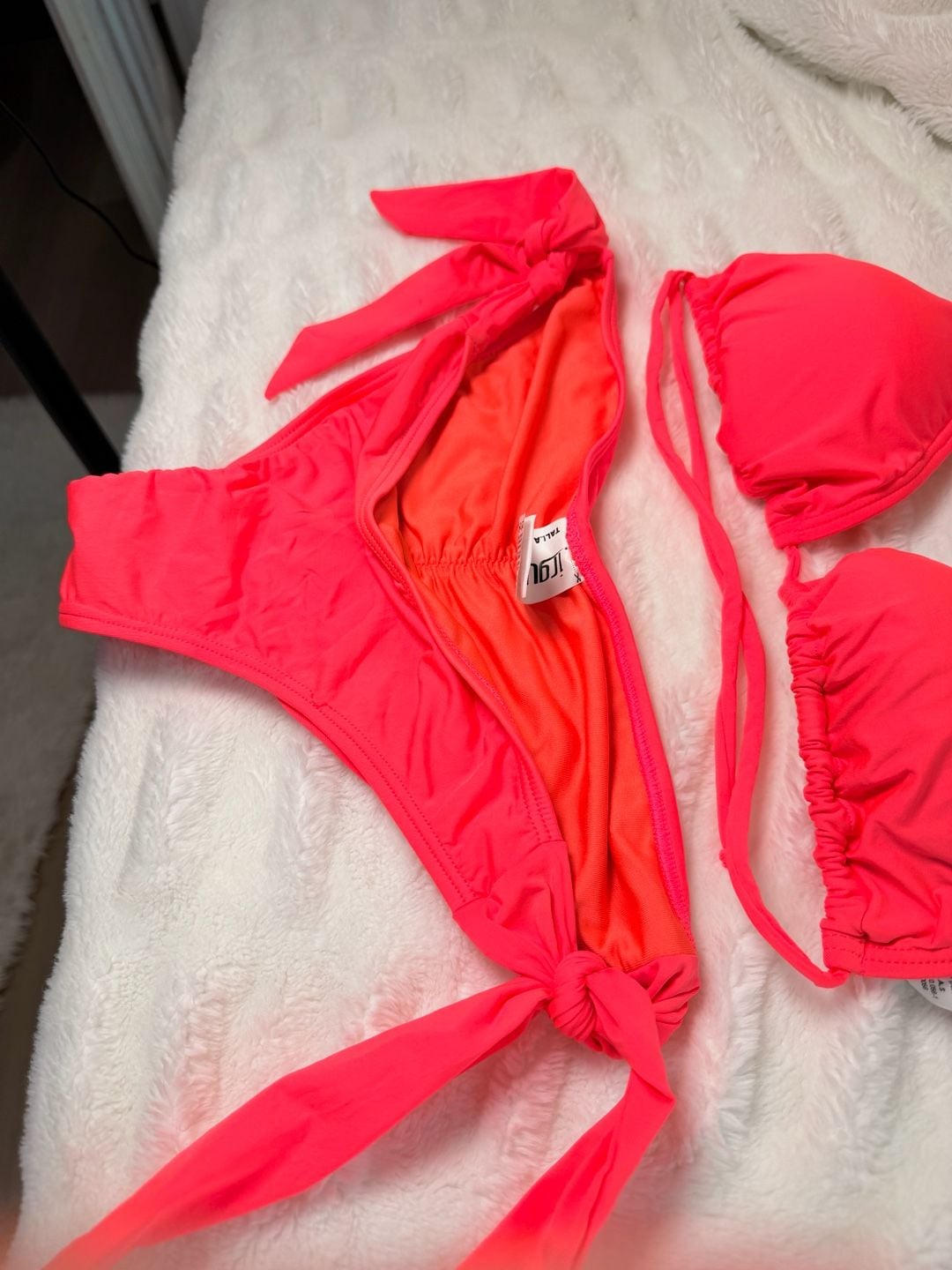 Irgus Swimwear Orange Naranja Bikini Set Size large 7