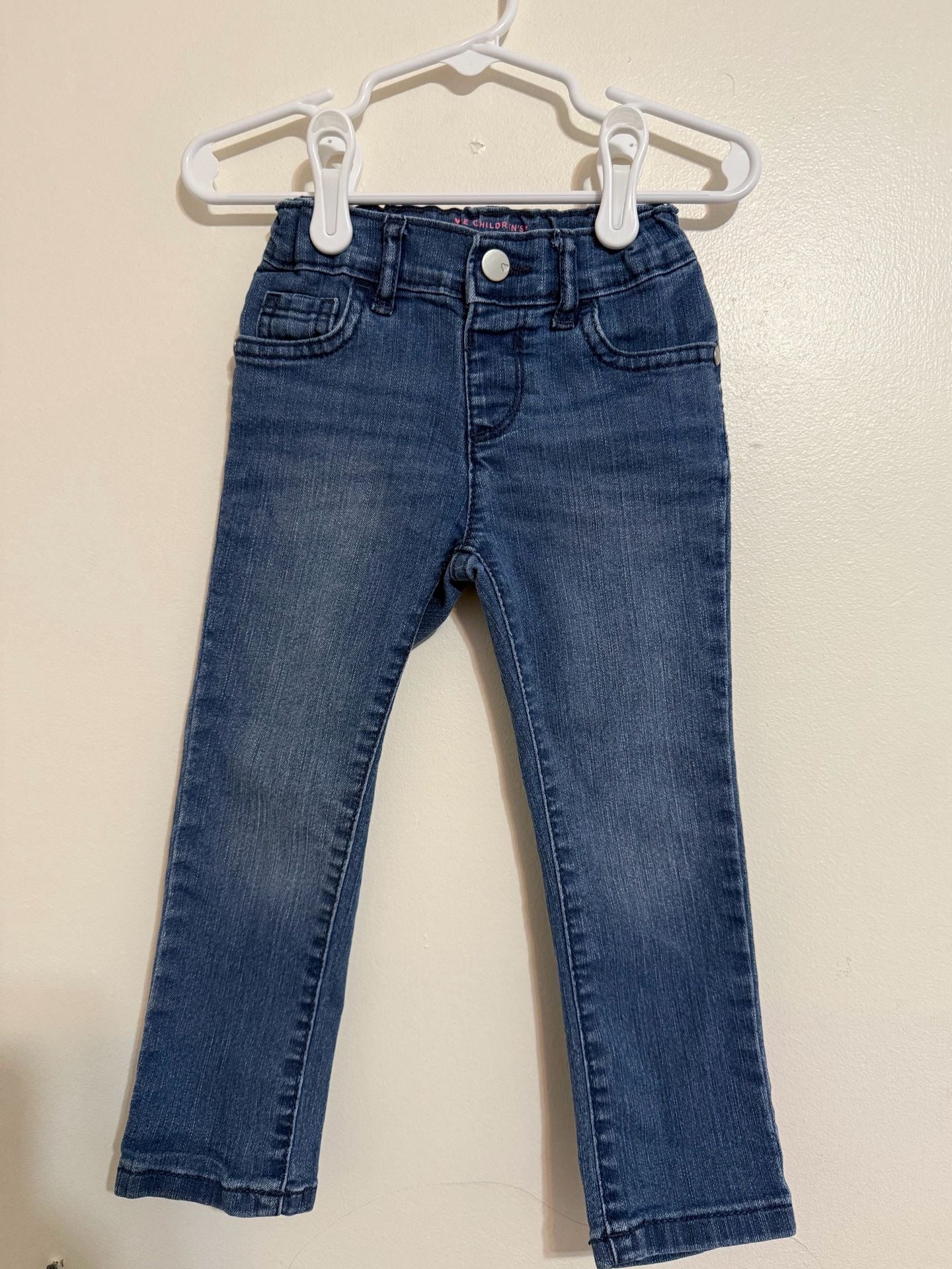 The Children's Place Toddler Girls Dark Wash Denim Skinny Jeans 2