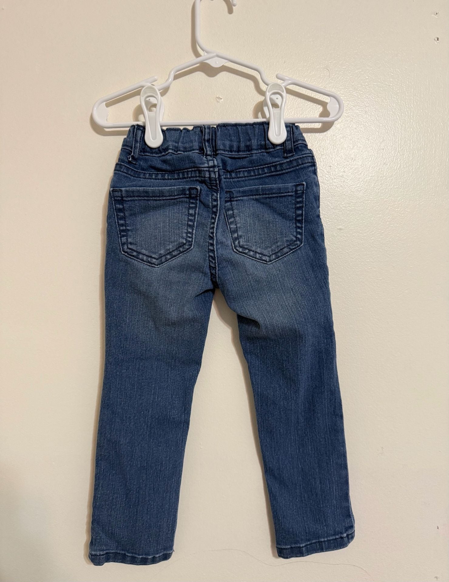The Children's Place Toddler Girls Dark Wash Denim Skinny Jeans 3