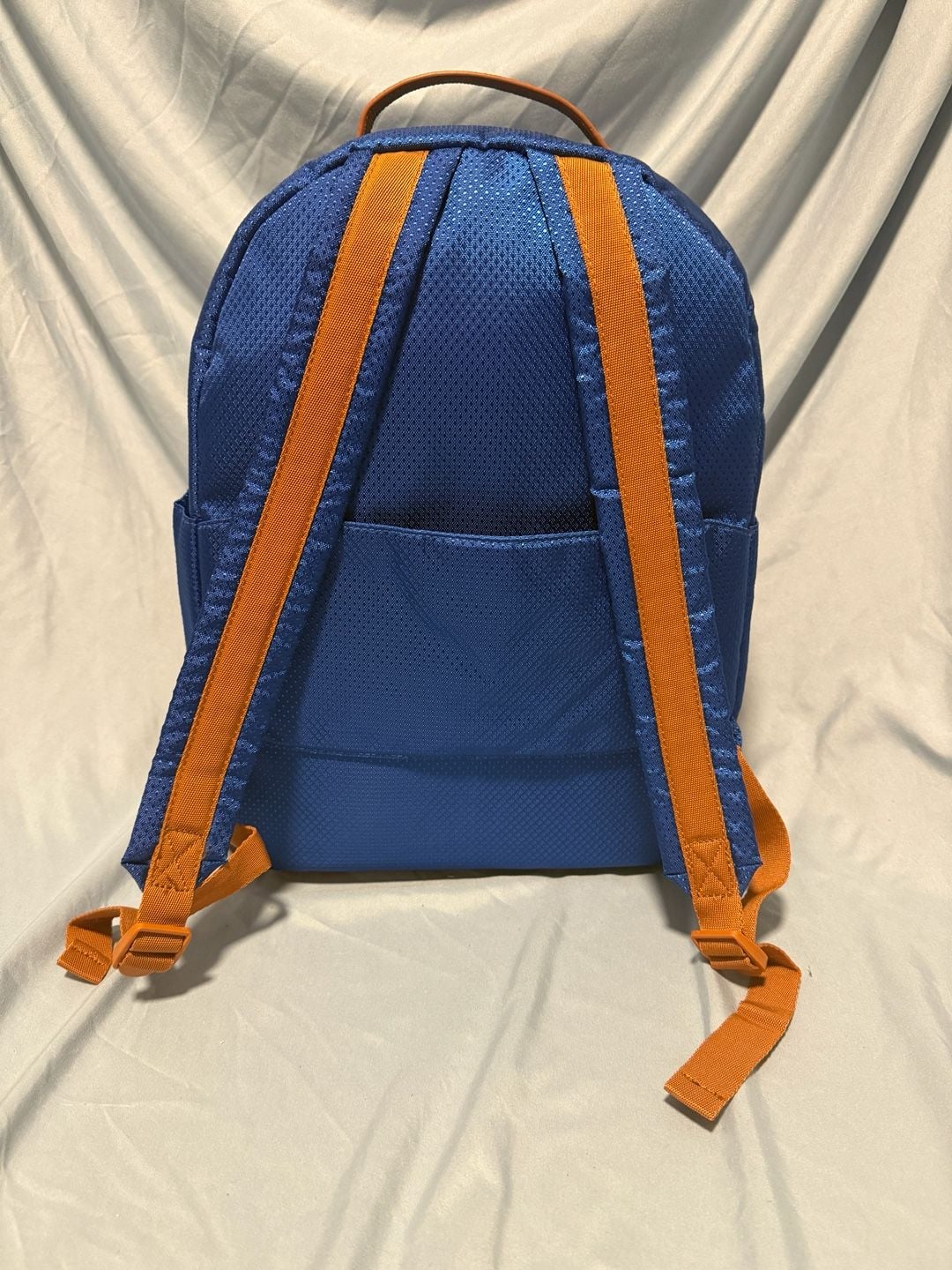 Calvin Klein Blue and Orange Basketball Textures Backpack with CK Logo 6