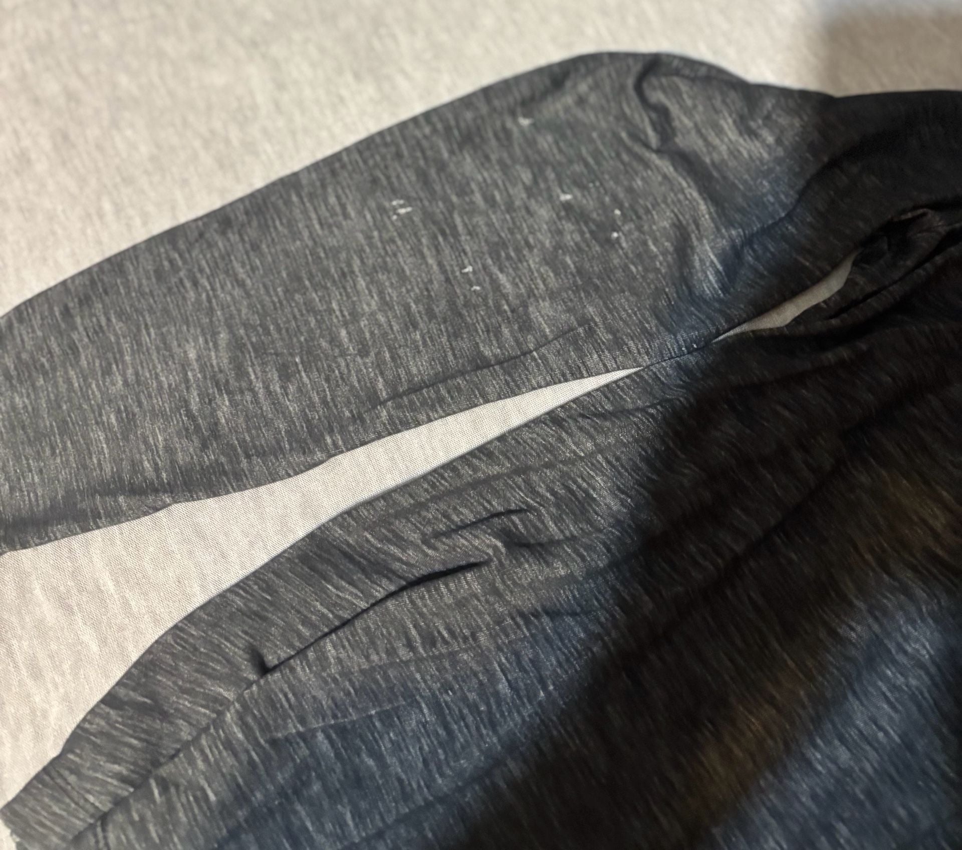 Nike Tee Dri-Fit Big Swoosh Long Sleeve Athletic Shirt - has staining 7