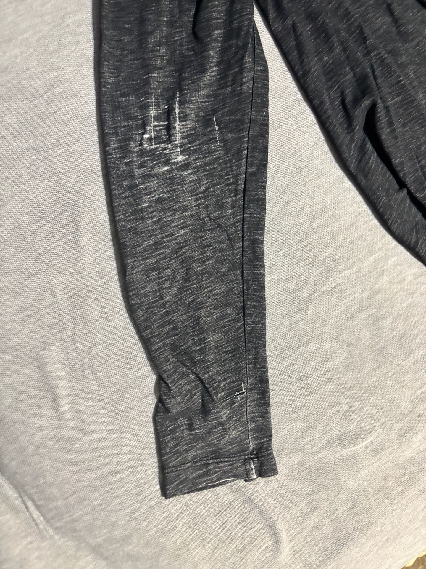 Nike Tee Dri-Fit Big Swoosh Long Sleeve Athletic Shirt - has staining 8