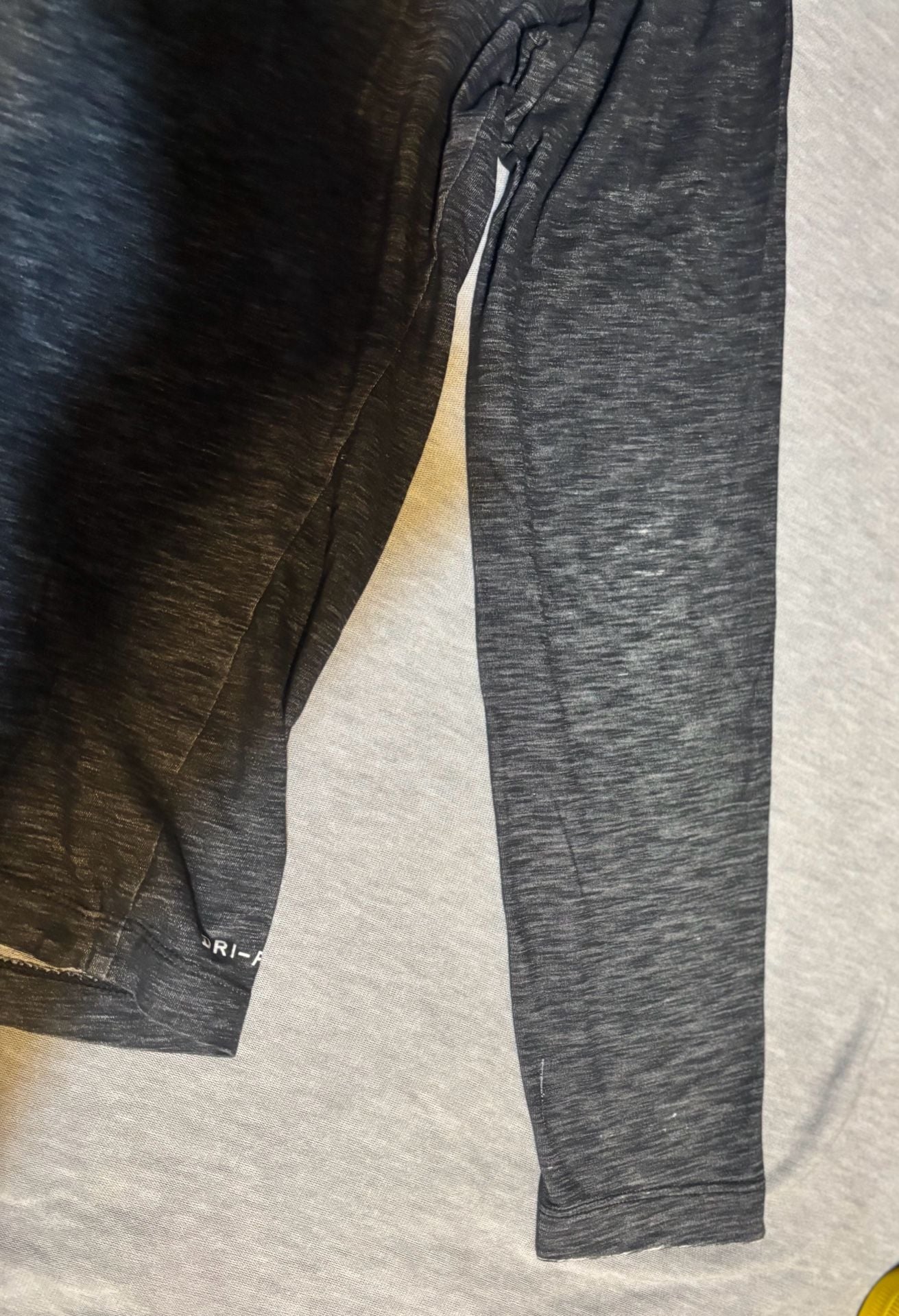 Nike Tee Dri-Fit Big Swoosh Long Sleeve Athletic Shirt - has staining 9