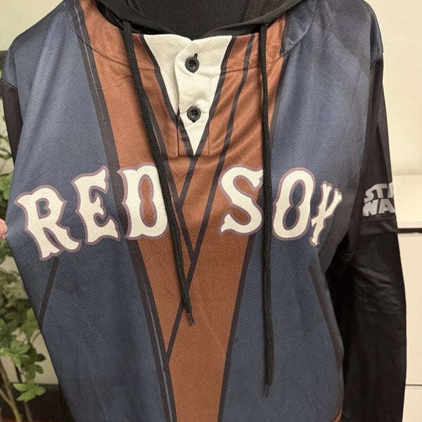 Boston Red Sox Star Wars Night Jedi Promo Jersey Hoodie Adult Medium