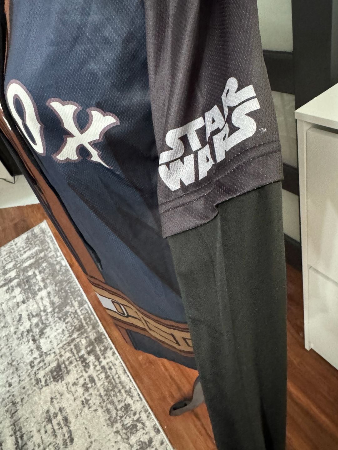 Boston Red Sox Star Wars Night Jedi Promo Jersey Hoodie Adult Medium 3