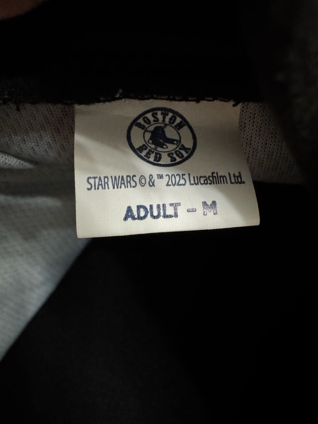 Boston Red Sox Star Wars Night Jedi Promo Jersey Hoodie Adult Medium 5