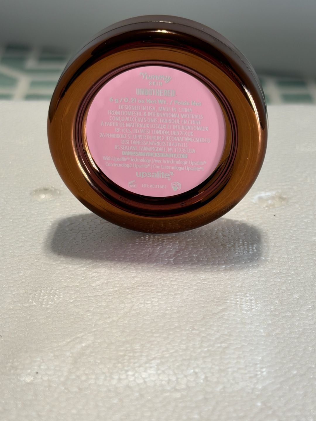 Danessa Myricks Beauty Yummy Skin Blurring Balm Powder Flushed in Unbothered 1