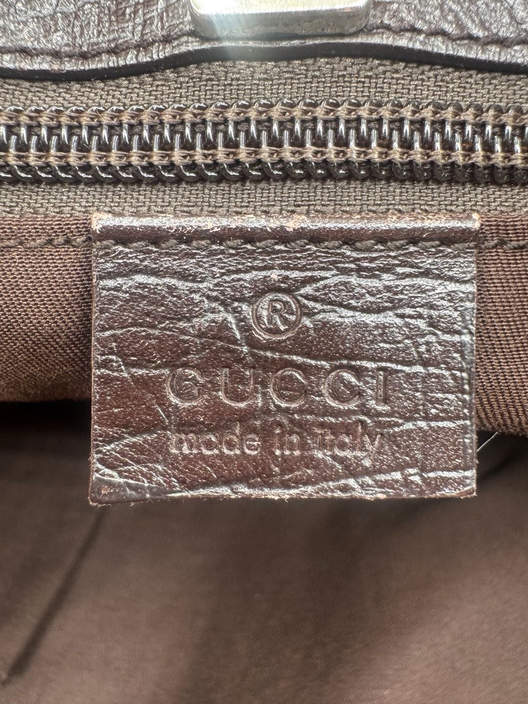 Gucci GG Supreme Joy Tote Large Beige Brown Monogram Shoulder Bag 114288 9