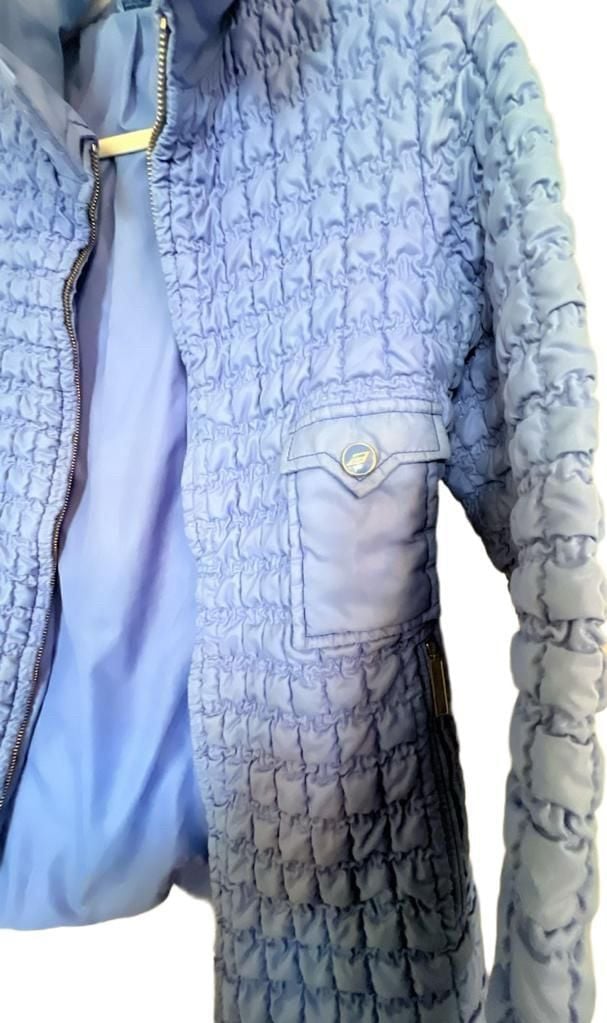 Eisbär Austria Vintage Blue Quilted Zip-Up Jacket 4